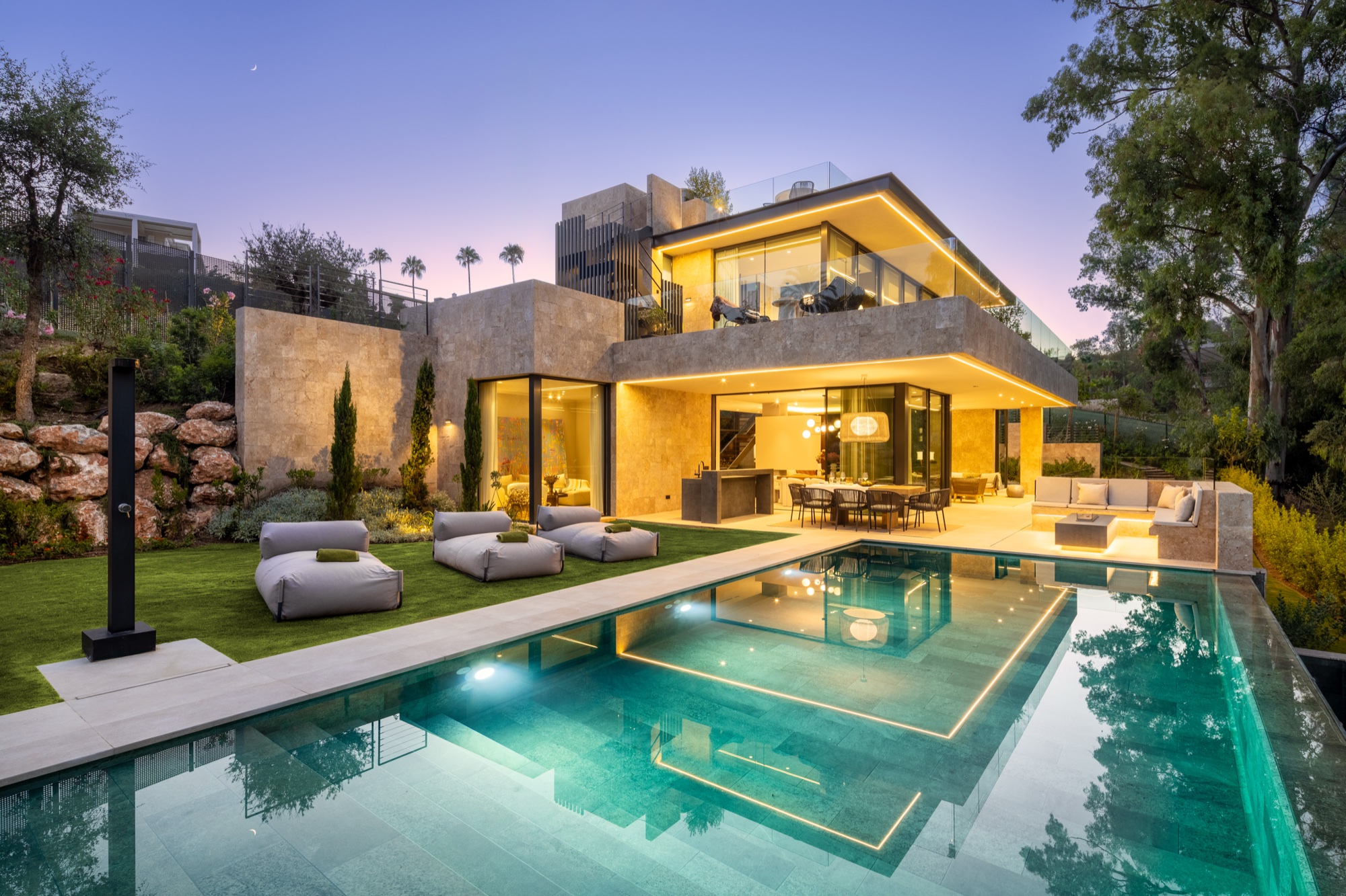 A villa on the Costa del Sol